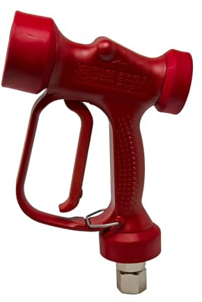 General Pump YG1635SR 350 PSI @ 16 GPM Red High Flow Rear Entry Wash Down/Soft Wash Spray Gun with SS Swivel Pin
