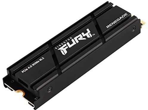 Kingston FURY Renegade 500G PCIe 4.0 NVMe SSD W/ HEATSINK For gamers, enthusiasts and high-power users - SFYRSK/500G