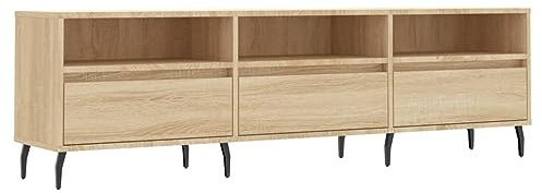 vidaXL TV-Schrank Sonoma-Eiche 150x30x44,5 cm Holzwerkstoff