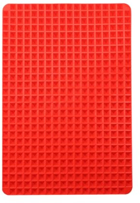 Luckious Brand Non Stick Silicone Pyramid Pan - Effortless Fat-Reducing Cooking Mat for Healthier Baking, 2212-93A
