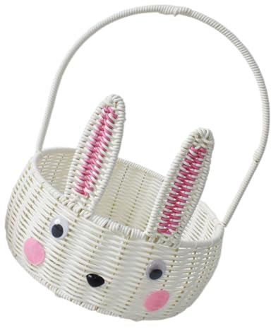 FUNNETOYU Panier De Pique- Décoratif Forme De Lapin Panier Multifonction pour Fleurs Et Courses pour Sorties Décoration Intérieur