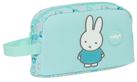 MIFFY FRIENDS - Porte-petit-déjeuner thermique, qualité et résistance maximale, porte-repas, 21,5 x 6,5 x 12 cm, bleu pastel, M, Décontracté