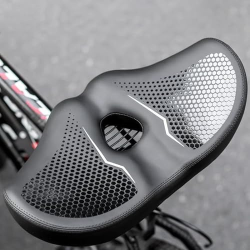 ZKSJFU Fahrradsattel für World G90 R80 Ranger 1.0, Fahrradsättel Herren/Damen Bequem Weich, StoßDämpfend Atmungsaktiv Fahrradsitz Für MTB, Trekking, City,A/Clamp Style