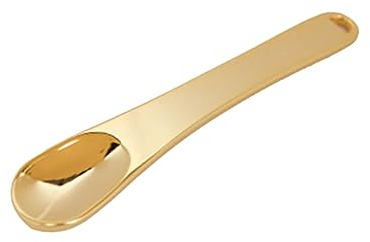 BESTYASH 5 pièces Cuillère à Crème pour Yeux Zinc Doré Outil de Massage Fatigue et pour Contour des Yeux