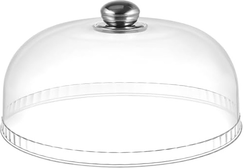 Cabilock Retina Copri Alimenti, Copertura Trasparente per Torta e Dessert in Plastica Struttura in Acciaio Inox, Protegge e Mantiene Freschi i Cibi