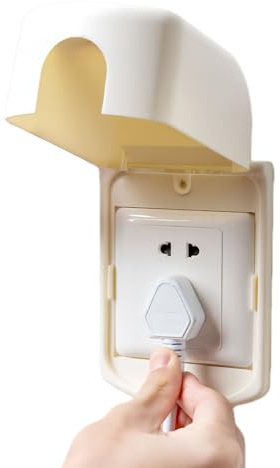Protège-Prises De Sécurité Pour Bébé Protecteur De Prise Électrique Adhésif | Protecteur De Prise De Protection Destiné À Maison Cuisine Chambre Cheminée Dortoir Appartement Salon Bureau