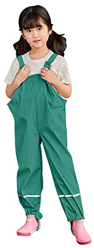 Pantalon Imperméable Enfant,Vêtements Imperméables Garçon,Pantalon de Boue,Salopette Pluie Fille Étanche Outdoor #0119A