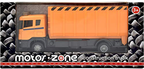 Peterkin Dump Truck Construction Toy Vehicle | 16cm Orange Diecast Truck with Moving Parts | 1:48 Scale | Ages 3+