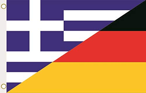 U24 Flagge Fahne Griechenland-Deutschland 90 x 150 cm