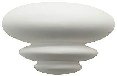 Vetrineinrete® Applique da parete in gesso ovale con onde verniciabile lampada da muro con attacco g9 moderno IP20