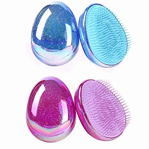2Pcs Detangler Hair Brush Hair Comb Anti-knot Massage Comb Scalp Massage Detangling Brush Beauty Tools for Thick, Wavy, Curly, or Thin Hair on Women, Girls & Kids