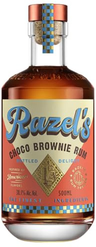 Razel’s Choco Brownie Rum, Karibik Rum trifft auf fluffige Brownies! 500ml flüssiges Dessert