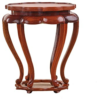 Pflanzenständer, Garten-Blumentopf-Riser Pflanze Bonsai Holz Vase Base Geschnitzte Ornamente Basis Holz Blume Halterung Mehrere Teekanne Weihrauch Geeignet for Desktop Ornamente Blumentopfhalter für d