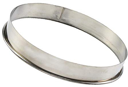 Biscuit Cutter Circle Pastry Cutters Stainless Steel Baking Metal Circle Ring Molds for Muffins Pizza - Silver, 8inch