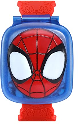 VTech 554303 Spidey and His Amazing Friends: Spidey Learning Watch, Educational Learning Clock Toy, Suitable for Boys and Girls 2, 3 4, 5 Years, Red