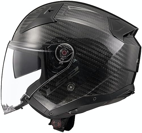 LS2, Casco Moto Jet INFINITY II CARBON Gloss Carbon, L