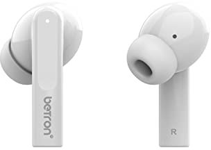 Betron Wireless Earbuds, Bluetooth 5.3 Earphones with Microphone, Sweatproof In-Ear Headphones with Charging Case for Gym Running