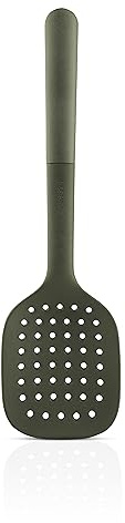 EVA SOLO | Green Tools perforierte Schöpfkelle | Vielseitiger, perforierter Schöpflöffel mit abgerundetem Rand, der bis in die Schüssel- oder Topfseiten reicht | Küchenhelfer und Zubehör