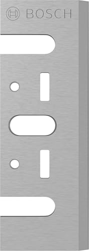 Bosch 2x PRO Hobelmesser HSS (für Kunststoffbeschichtete Platten, Hartholz, 82 x 29 x 3 mm, Professional Zubehör Hobel)