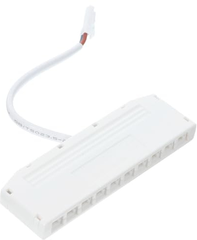 FONDOTIN Junction Box for Led Cabinet Lights Plastic Electrical Box for Wardrobe Light Wiring Cord for Under Cabinet Lighting