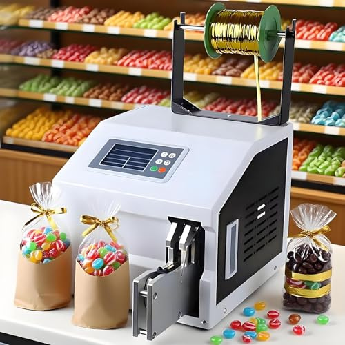 Máquina Automática de Alambres Retorcidos para Sellado y Atado - Equipo Semiautomático con Alambres Retorcidos Metálicos para Pan y Juguetes