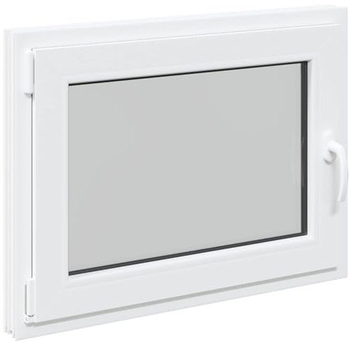 vidaXL Ventana de sótano oscilante y abatible RISOR 80 x 70 cm
