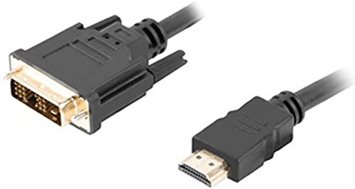LANBERG KABEL HDMI -> DVI-D(18+1) M/M SINGLE LINK, CZARNY 0,5M