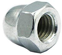Verzinkte Überwurfmutter, Überwurfmutter, Kappe, Schraubkappe, Mutterkappe, Schraubkappe-M12 (10 Stück)