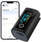 ViATOM Pulsoximeter mit Bluetooth und Offline-Speicher,Sauerstoffsättigung Messgerät Finger,Blutsauerstoffmessgerät Finger für Sp-O2 und Herzfrequenzmesser, inklusive Batterien und Umhängeband