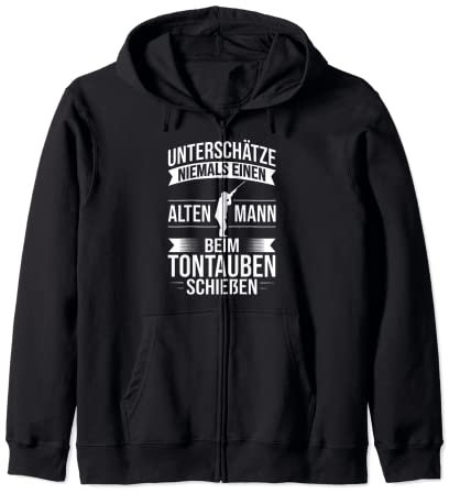 Wurftaubenschießen Tontaubenschießen Tontauben Sportschütze Kapuzenjacke