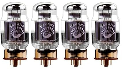 JINGERL KT88 Tubes à vide Hifi correspondant aux accessoires d'amplificateur de paire lampe REMALCE KT66 / 100 (Color : 4 Pcs Matched Quad)