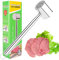 UKOFEW Batticarne Acciaio Inox 304 Professionale，Doppio Lato Pesante batticarne Pesante Martello，per Cotoletta, Bistecca, Manzo，Pollo, Maiale，bistecche，Lavabile in lavastoviglie
