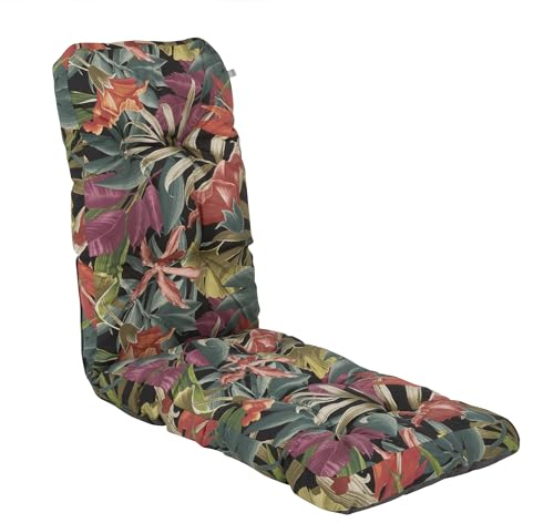 PATIO Gartenliege Auflage 155 x 48 cm Cordoba Plus Dicke Liegenauflage gesteppt Tasche zur Befestigung für Gestell bis 45 cm breit mit Ø 18 mm Rohrdicke