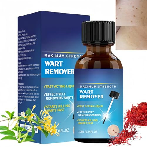 Natural Skin Tag Remover,Wart-Remover Fast-Acting,Skin Tag Remover Liquid,Warts & Mole Remover Cream,Bee Venom Cream for Hands,Skin Tag Remover Serum for Warts Removal,Bee Venom Wart and Tag Remover