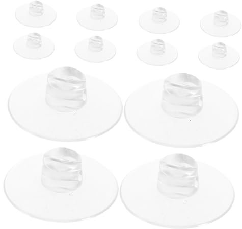 Cabilock Plastic Suction Cups Cable Clips 15pcs Wire Keeper Organizers for Desk Wall Window Mirror