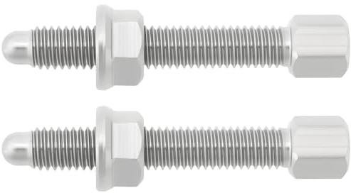 ECSiNG Lot de 2 Boulons Et écrous de Tendeur de Chaîne en Acier Inoxydable M8 X 1,25 Compatibles avec Honda 85 125 150 250 450 R 2004–2020