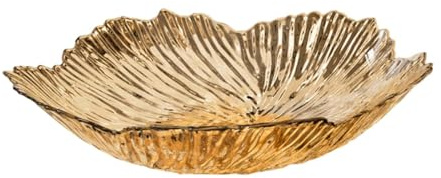 FytStycale Cesto Decorativo per Frutta, Snack E Piatto per Torta con Attraente Bordo a Petalo, Adatto per Regali di Famiglia E Scrivanie, Giallo