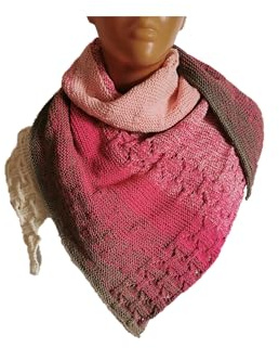 gestricktes Tuch, Dreieckstuch gestrickt, Drachenschal