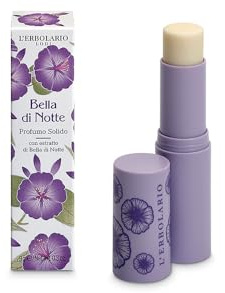 L'Erbolario Bella Di Notte Profumo Solido Edizione Limitata - Fragranza Dolcemente Fiorita E Vanigliata, 9 G