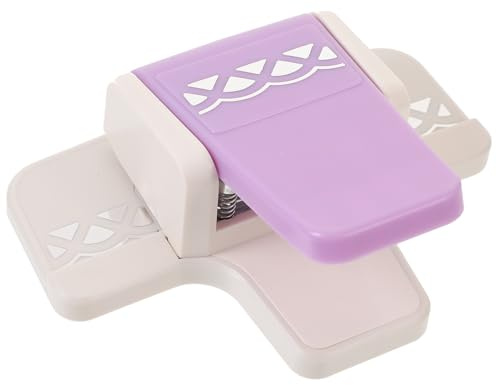 Alipis Perforatrice à Motifs Manuelle Petite Taille 3 pour Loisirs Créatifs Perforatrice à Trous en Plastique et Fer et Création Cartes de Vœux Outil DIY pour Couleur Aléatoire