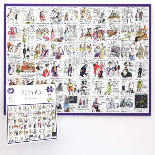 1000 Piece Jigsaw Puzzle - History By Tim Bulmer - 66cm X 50cm | Comical For Adults, Colourful, Funny