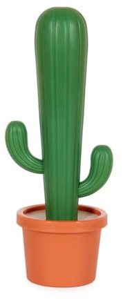 Balvi Spazzola per stoviglie Cactus Colore verde Spazzola a forma di cactus e supporto a forma di vas
