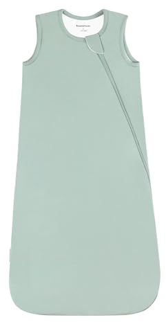 BubblePanda Rayon Made from Bamboo Sleep Sack 6-12 Months 1.0 Tog Soft Toddler Sleeping Sack for Babies 2-Way Zipper Baby Wearable Blanket