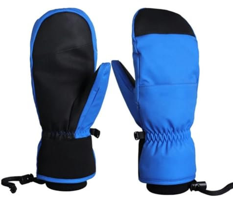 umass Ski-Fäustlinge für Damen und Herren, Winter-Schneehandschuhe, Touchscreens, wasserdicht, Winterhandschuhe, warm, für kaltes Wetter, Snowboard