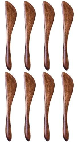 UPKOCH 8stücke Teiliges Aus Holz Für Marmelade Butter Und Käse Handgefertigte Ergonomische Frühstücksmesser Aus Edlem Holz Für Küche Frühstück