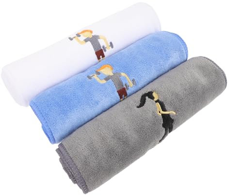Beatifufu 3stücke Mikrofaser Sporthandtücher Trainingshandtücher Für Yoga Und Fitness Leicht Und Tragbar Für Reisen Camping Und Outdoor-aktivitäten