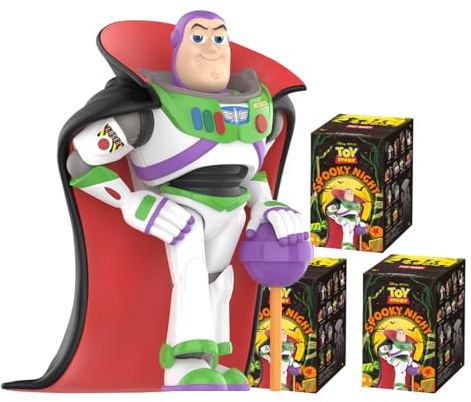POP MART Disney Pixar Spooky Night Series 3PC Pop Figuren: Zufällige Figuren, Actionfiguren, Sammelfiguren und Sammler Kunstspielzeug, Geschenk