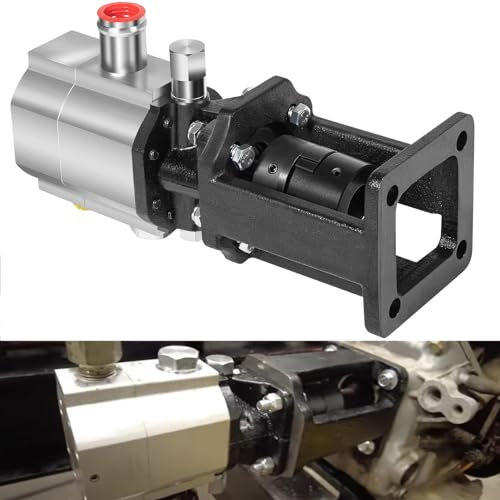 Kit di costruzione spaccalegna: 13 GPM pompa idraulica per legno 4000 PSI a 2 stadi, accoppiatore, supporto, bulloni, pompa spaccalegna idraulica per Huskee, Speeco, ecc. o splitter fai da te per