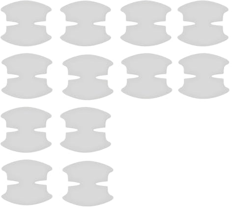 12 Pezzi Pellicola Protettiva Maniglia Auto, Protezione Maniglia Auto, Trasparente Antigraffio per Maniglie Porta, Protettivo Adesivo Resistente ai Graffi e all’Usura, Facile Applicare, Universale