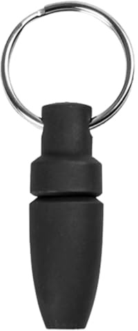 ZUNOXAZ Portachiavi Perforatore per Sigari in Acciaio Inossidabile Silicone per Apezzare Cappello, Strumento Leggero per Appassionati e Fumatori